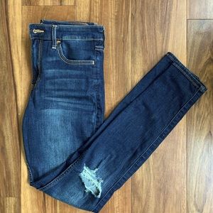 Hollister Distressed High Rise Super Skinny Jeans